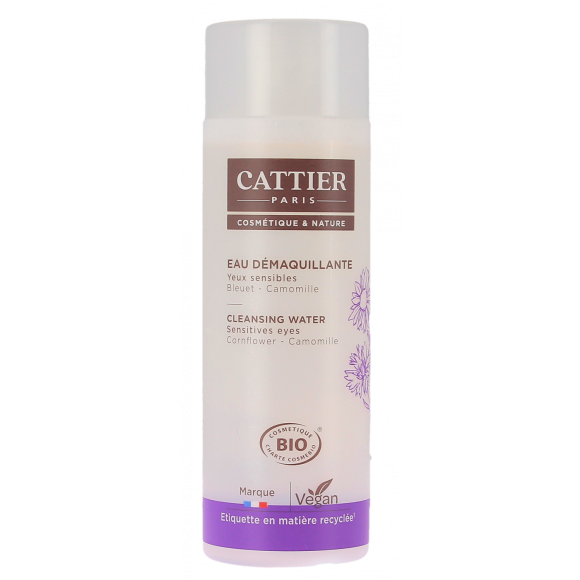 Bio Cattier Augen-Make-up-Entferner für empfindliche Haut - 150 ml Flasche
