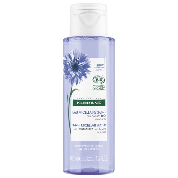Mizellenwasser 3 in 1 mit Bio-Borretsch Klorane - Flasche mit 100 ml