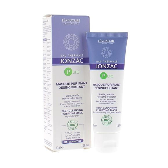 Thermalwasser Jonzac reinigende Bio-Maske Léa Nature - Tube mit 50 ml