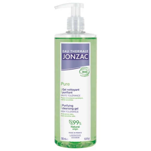 Thermalwasser Jonzac Pure reinigendes Gel Léa Nature - Pumpflasche mit 500 ml