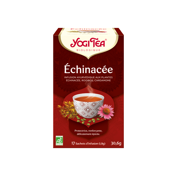 Echinacea bio Yogi Tea - Schachtel mit 17 Beuteln