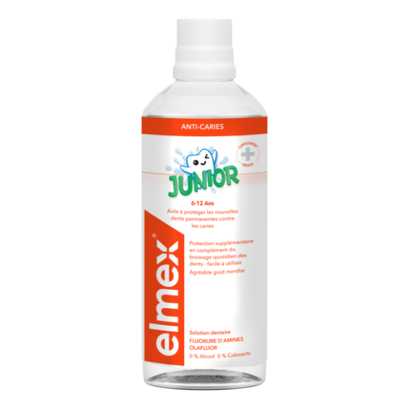 Junior Zahnpasta 6-12 Jahre Elmex - Flasche mit 400 ml
