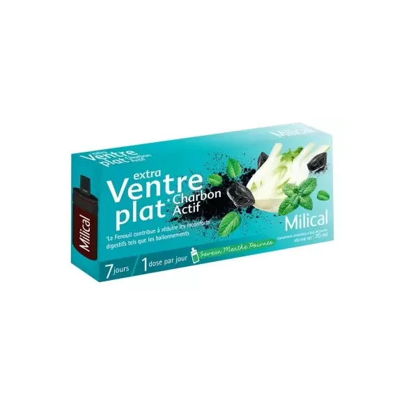 Extra flacher Bauch Milical - Box mit 7 Dosen