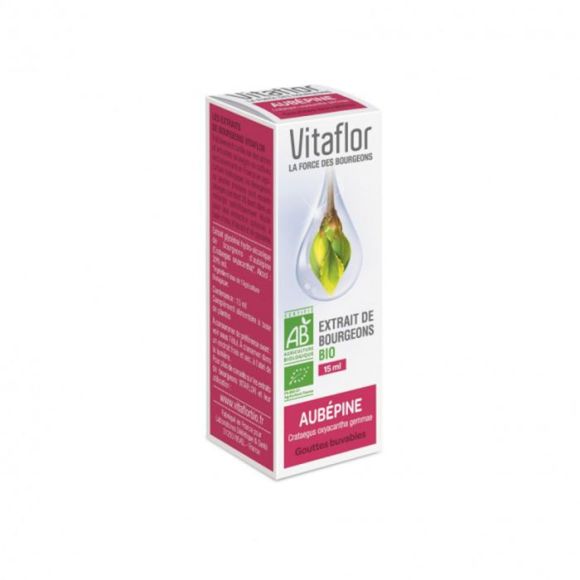 BIO-Buds Extrakt Weißdorn Vitaflor - Flasche mit 15 ml