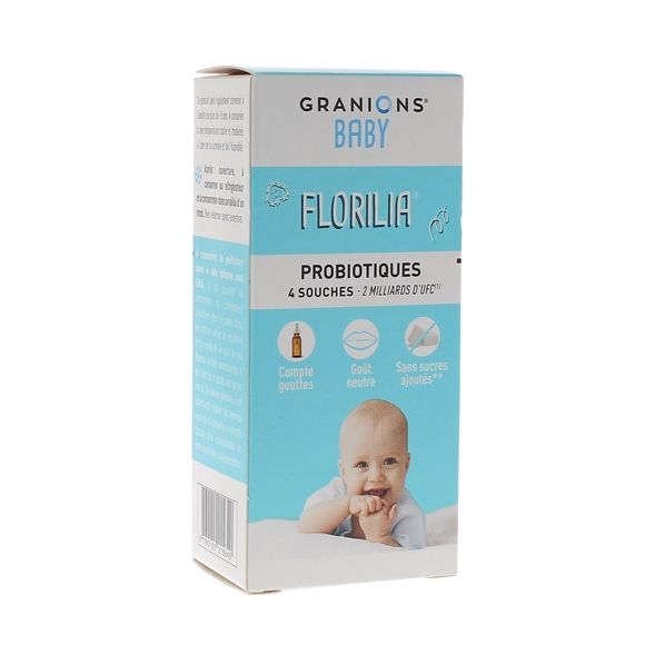 Florilia Probiotika Sirup für Babys Granions - Tropfflasche mit 8 ml