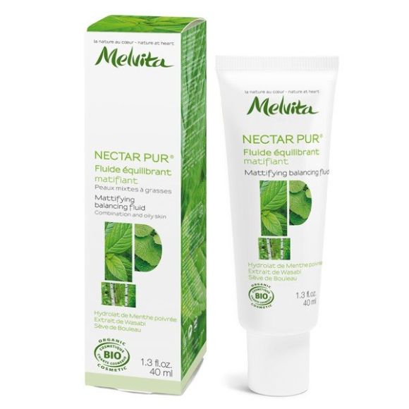 Mattierende Ausgleichsfluid Nectar Pur bio Melvita - Tube 40 ml