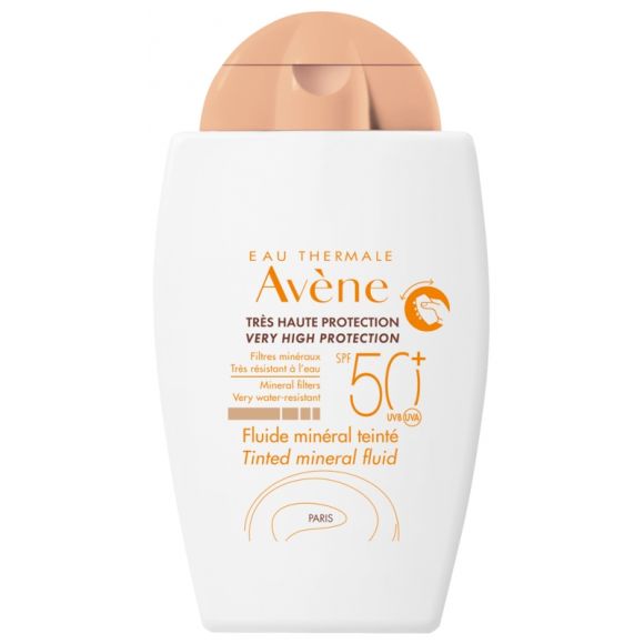 Mineralische Getönte Flüssigkeit SPF50+ Avène - 40 ml Flasche