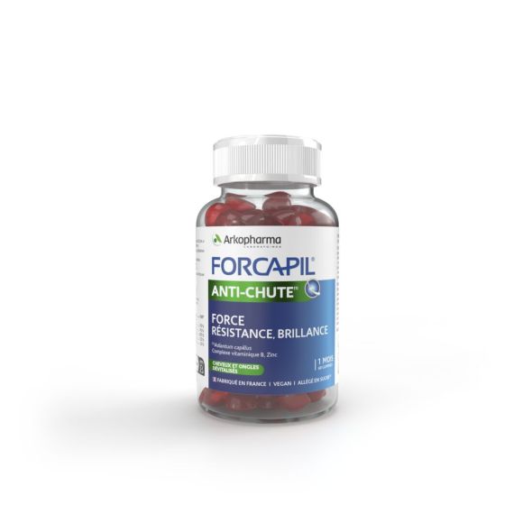 Forcapil gegen Haarausfall Arkopharma - Dose mit 60 Gummies