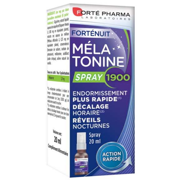 Forténuit Melatonin 1900 Forte Pharma - Spray von 20 ml