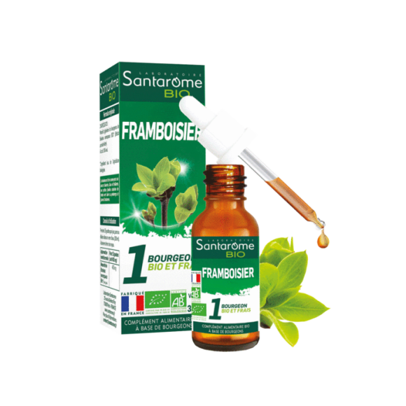 Himbeer-Bourgeon bio Santarome - Pipettenflasche 30ml