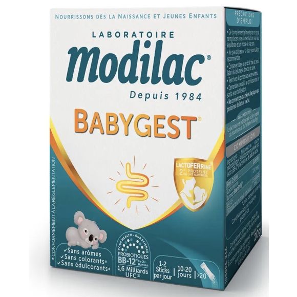 Babygest Modilac - Schachtel mit 20 Sticks