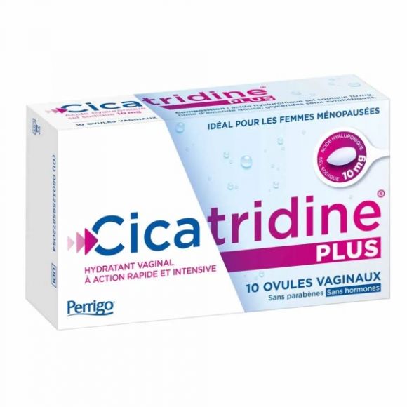 Cicatridine plus vaginale Zäpfchen Perrigo - Packung mit 10 Zäpfchen