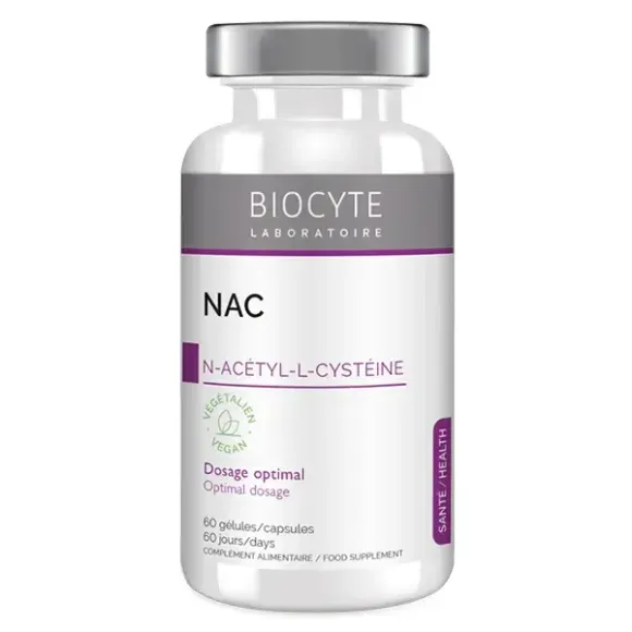 Nac N-Acetyl-L-Cystein Antioxidans Biocyte - Dose von 60 Kapseln