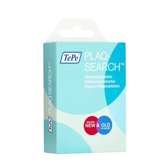 TePe Plaque-Offenbarende Kautabletten - Packung mit 12 Stück
