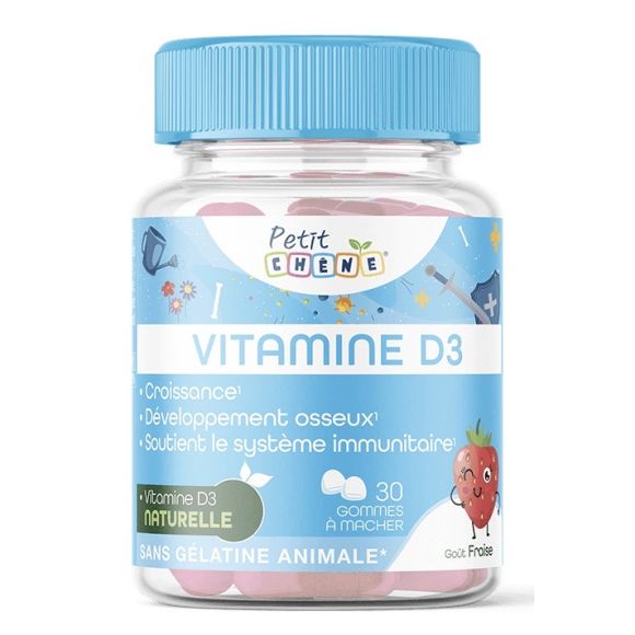 Kleicheiche Vitamin D3 Die 3 Eichen - Dose mit 30 Gummis