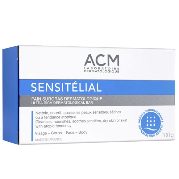 Sensitélial Überfettungsdermatologisches ACM - Seife 100g