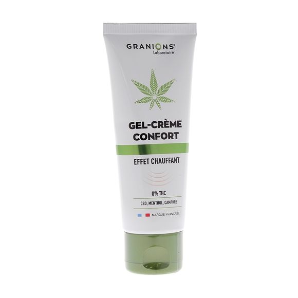 Gel-Creme Komfort CBD mit wärmendem Effekt Granions - Tube mit 75 ml