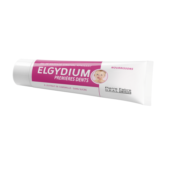 Beruhigendes Zahnfleischmassagegel für Säuglinge Elgydium - 15 ml Tube