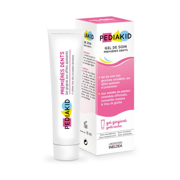 Pflegegel für die ersten Zähne Pediakid - 15 ml Tube