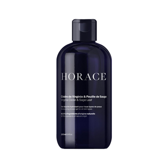 Duschgel Virginia-Zeder und Salbeiblätter Horace - Flasche 250 ml