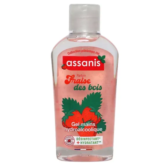 Handdesinfektionsgel Waldbeere Assanis - Flasche 80ml