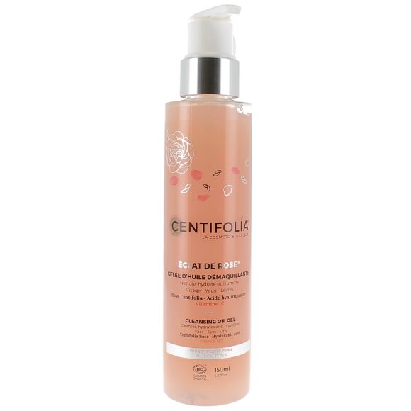 Bio-Rosenöl-Reinigungsgel Centifolia - Pumpflasche mit 150 ml