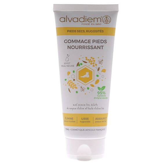 Nährendes Fußpeeling Alvadiem - 75 ml Tube