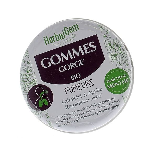 Bio-Halsbonbons für Raucher HerbalGem - 45g Dose