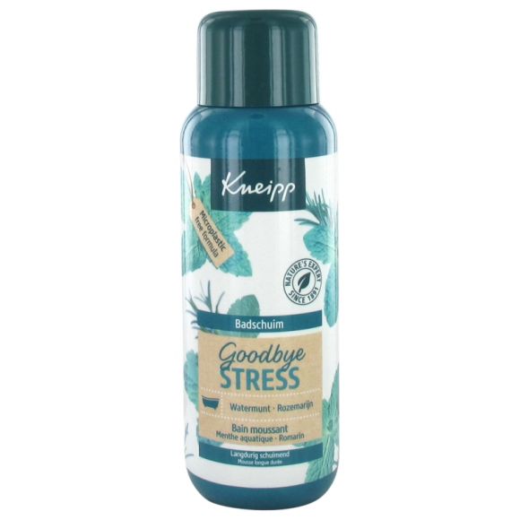 Goodbye Stress Schaumbad mit Wasserminze und Rosmarin Kneipp - Flasche mit 400 ml