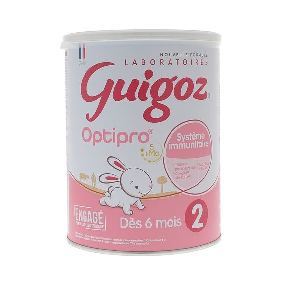 Guigoz Optipro Milch 2. Alter ab 6 Monaten - Dose mit 780 g