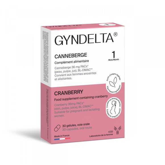 Gyndelta Cranberry - Dose von 30 Kapseln