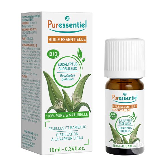 Bio ätherisches Öl Eukalyptus globulus Bio Puressentiel - Flasche mit 10 ml