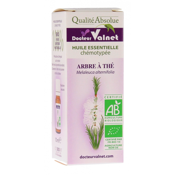 Ätherisches Öl Teebaum (Tea Tree) Bio Dr. Valnet - Flasche mit 10 ml