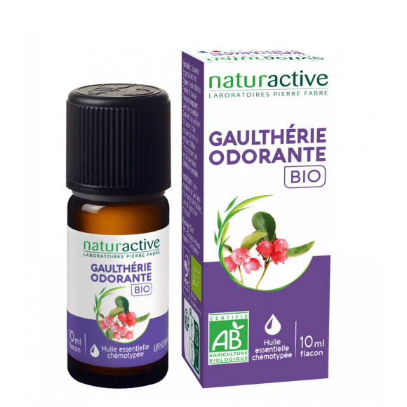 Ätherisches Öl von duftendem Wintergrün bio Naturactive - Flasche mit 10 ml