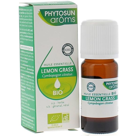 Ätherisches Öl Zitronengras BIO Phytosun Arôms - Flasche mit 10 ml