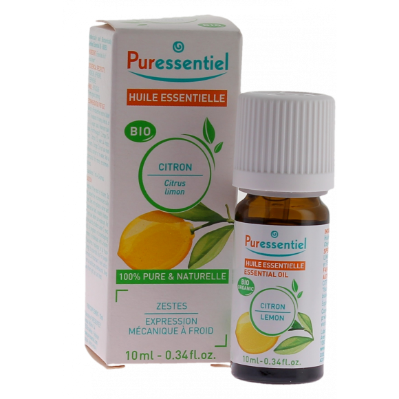 Bio ätherisches Öl Zitrone Puressentiel - Flasche mit 10 ml