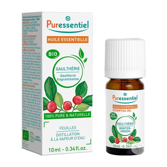 Bio ätherisches Öl Wintergrün Puressentiel - Flasche mit 10 ml