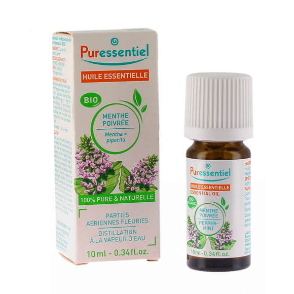 Bio ätherisches Öl Pfefferminze Puressentiel - Flasche mit 10 ml