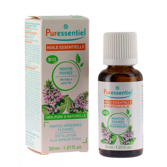 Bio ätherisches Öl Pfefferminze Puressentiel - Flasche mit 30 ml