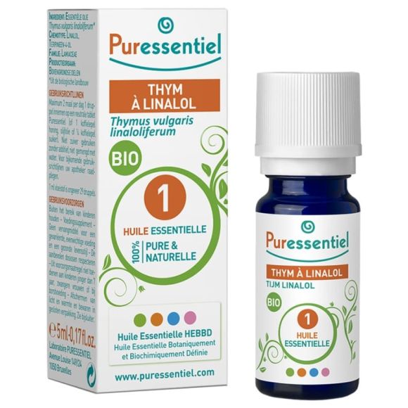 Bio-Thymol mit Linalool Puressentiel - 5 ml Flasche