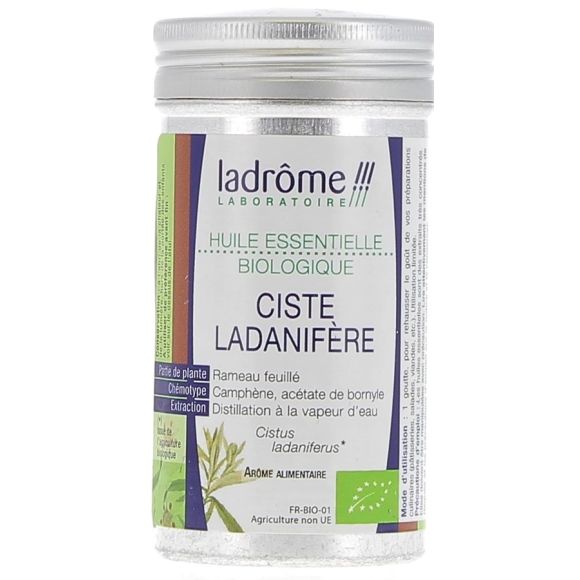 Bio-Lebensmittel Cistrose ätherisches Öl Ladrôme - Flasche mit 10 ml