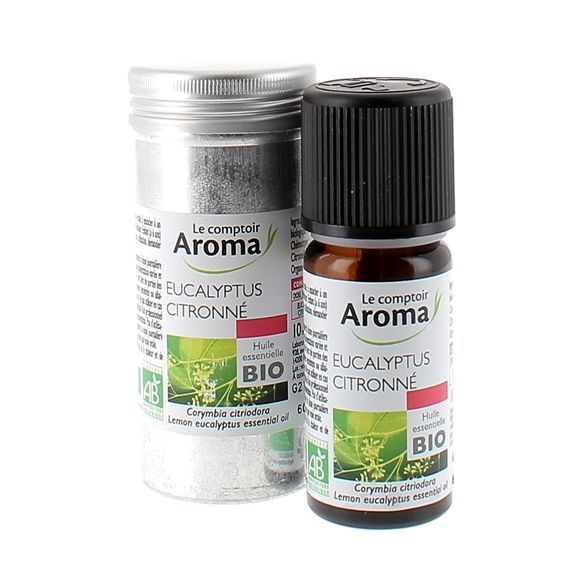 Bio Zitronen-Eukalyptus-Ätherisches Öl Le Comptoir Aroma - Flasche mit 10 ml