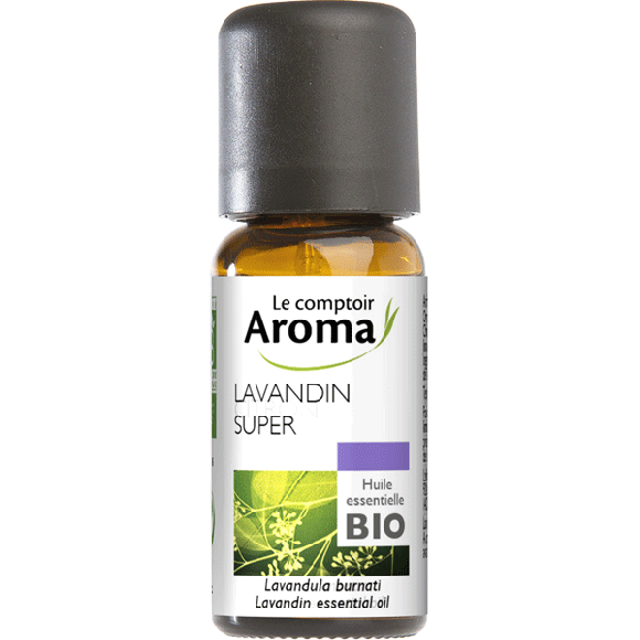 Ätherisches Öl von Lavandin super bio Le Comptoir Aroma - Flasche mit 10 ml