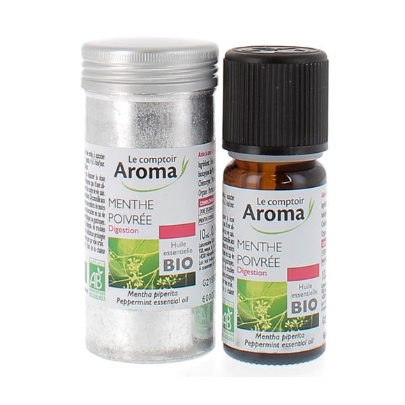 Ätherisches Öl Pfefferminze Le Comptoir Aroma - Flasche mit 10 ml