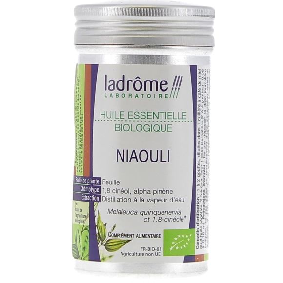 Bio Niaouli ätherisches Öl Ladrôme - 10 ml Flasche