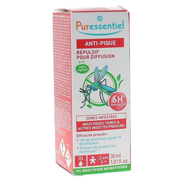 Anti-Stich Repellent zur Diffusion Puressentiel - Flasche mit 30 ml