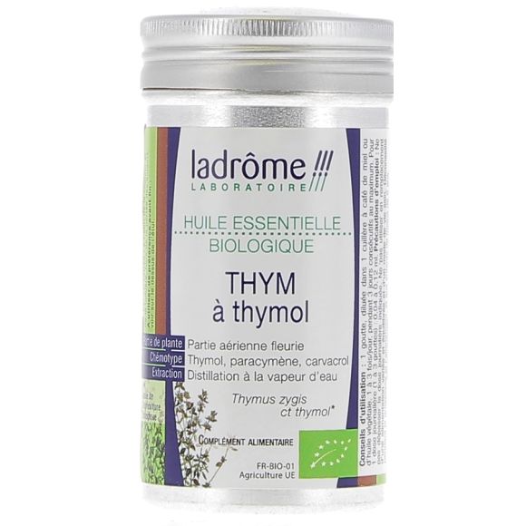 Ätherisches Öl Thymian mit Thymol Bio Ladrôme - Flasche mit 10 ml