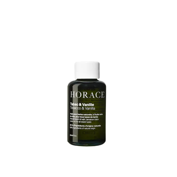 Tabak- und Vanille-Bartöl Horace - 30 ml Flasche