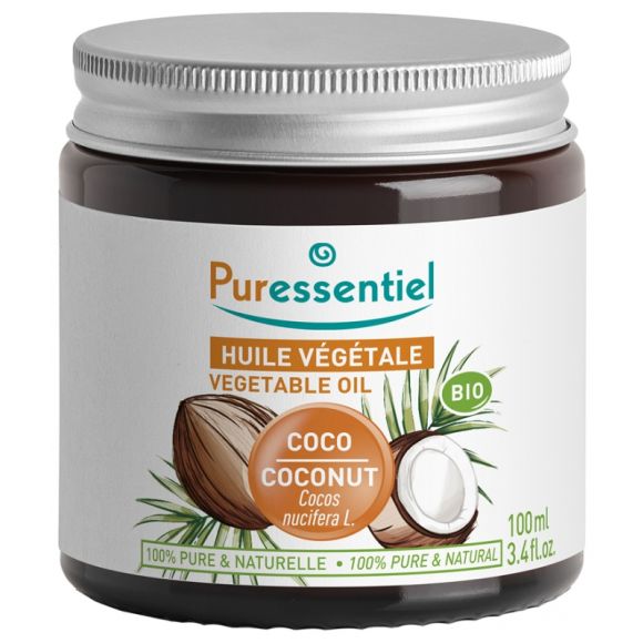 Bio-Kokosöl Puressentiel - 100 ml Glas