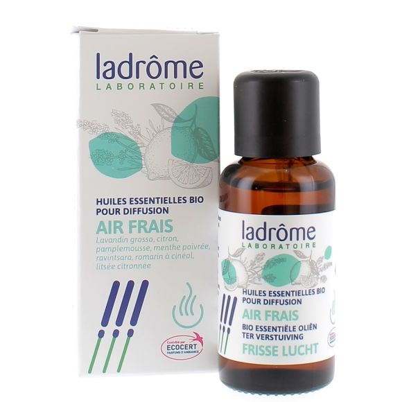 Bio ätherische Öle zur Diffusion Air Frisch Ladrôme - Flasche mit 30 ml